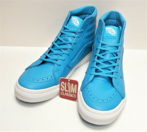 Details about  / Vans SK8 Hi Slim Neon Leather Neon Blue VN0A32R2MXQ Women/'s Size 6.5