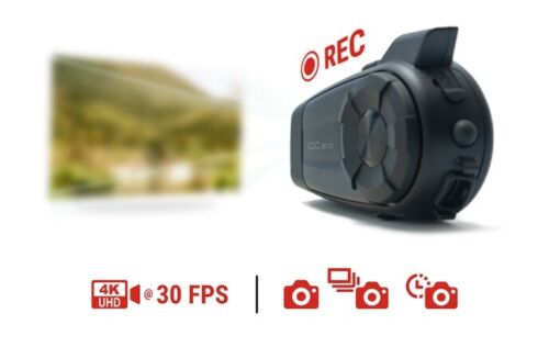 Details about   Sena 10C Evo Bluetooth Helmet 4-Way Communicator Action Camera 4k 30FPS 