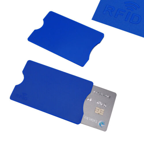 2x RFID Bloquants Housse de protection NFC Protection étui EC carte carte de crédit stable