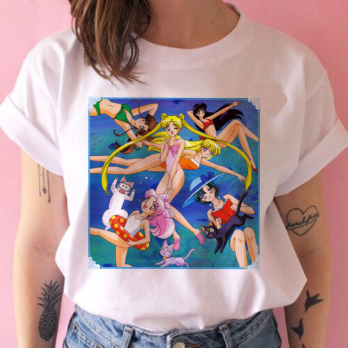 Sailor moon Tsukino Usagi Cosplay Anime Manga T-Shirt Shirt Unterhemd Undershirt