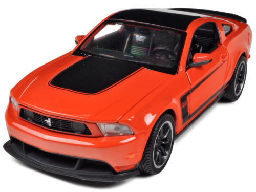 Maisto Ford Mustang Boss 302 Diecast Model Car Special Edition Orange 1:24 