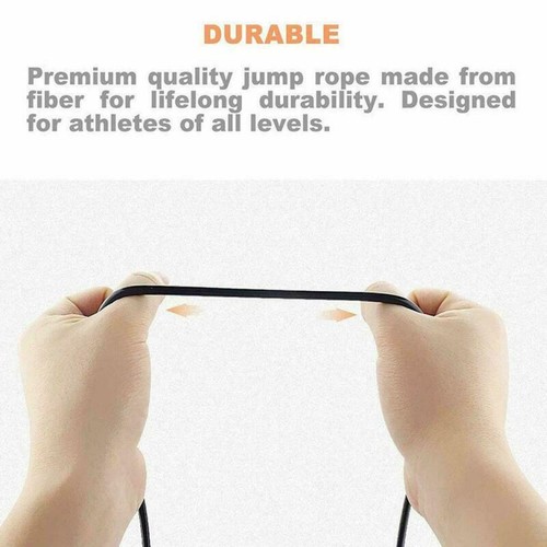 Adjustable Auto Counter Jump Rope Bearing Speed Skipping Gym Fitness