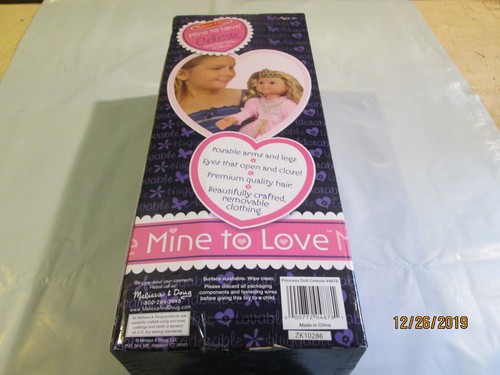 Tall Melissa /& Doug Mine to Love Princess Celeste Doll 14in