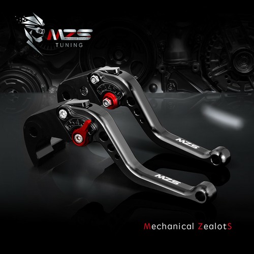 MZS Short Brake Clutch Levers For Kawasaki Ninja ZX10R 2004-2005//Z1000 2003-2006