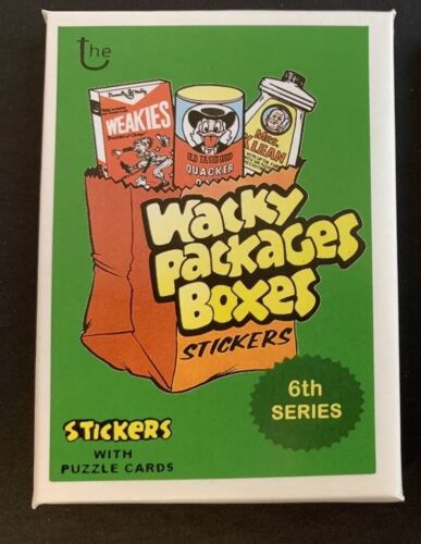 2018 Lost Wacky Pack Box Stickers Series 6 Complete Set Sealed 