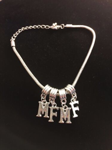 MFMF Queen of Spades Anklet Hotwife Swinger Jewelry Fetish Cuckold Foursome 