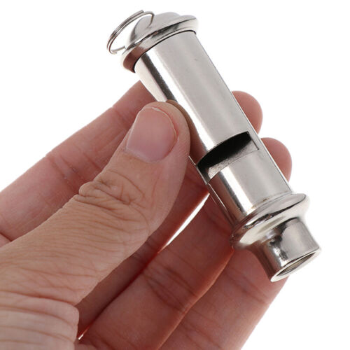 Stainless Steel Emergency Survival Whistle Mini Outdoor Camping Hiking Whistl/_ne