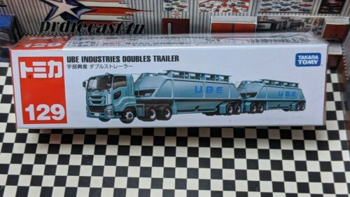 TOMICA #129 UBE INDUSTRIES DOUBLES TRAILER NEW IN BOX
