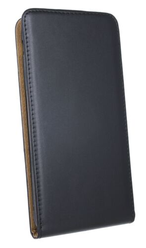 Bolso funda accesorios funda flip cover con bisagras negro para iPhone 8 Plus 