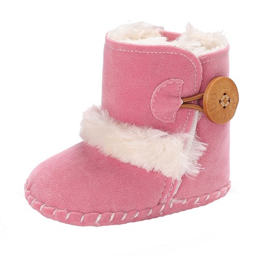Winter Baby Boy Girls Booties Soft Sole Snow Boots Warm Crib Shoes Toddler Boots