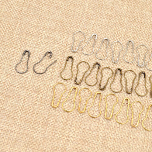 100 Pcs Marqueurs cuivre Stitch tricoter Craft aiguille clip crochet outil de verrouillage