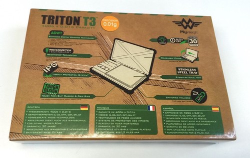 Triton T3 by My weigh 400g x 0.01g Accuracy Digital Scale Tough Design *Genuine*