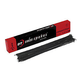NEW DT-Swiss Competition Spoke Blk DB14g 20/Box 265mm 