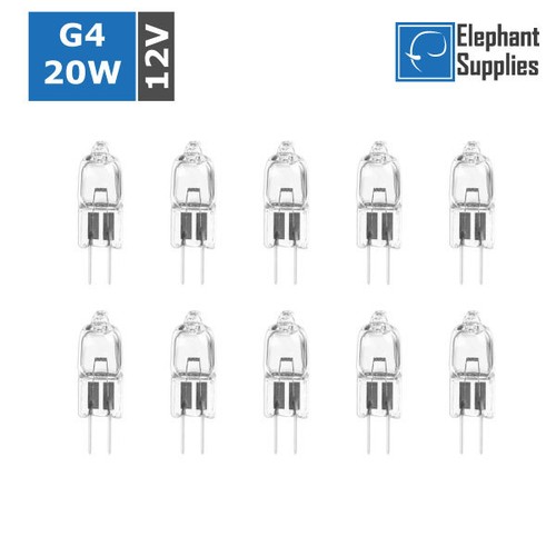 G4 10W 20W Halogen Light Bulbs Long Life Capsule Lamps 12v