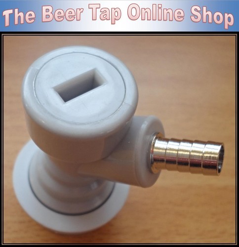Cornelius//Corny Beer Kegs. Gas Ball Lock Disconnect//Connector with 1//4/" Barbed