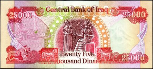 IQD OFFICIAL IRAQ CURRENCY 25000 Notes 3 FAST DELIVERY 75,000 IRAQI DINAR