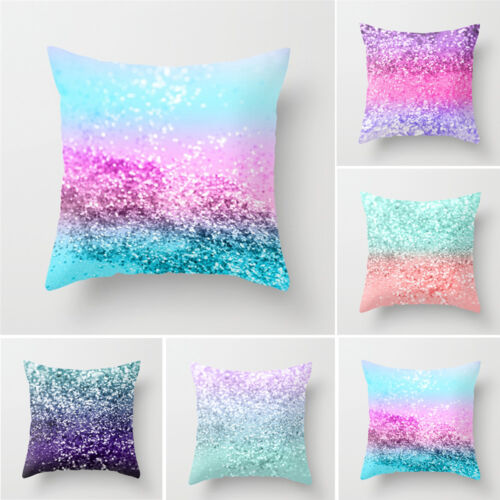Colorful Pillow Cover Sofa Waist Throw Cushion Cases Home Decors Xmas Gift 