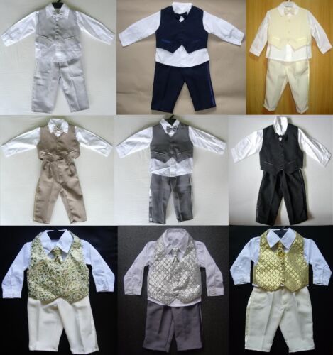 BABY BOY OUTFITS SUIT Wedding Christening Clothing Special Occasion MANY COLOURS