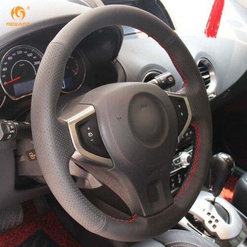DIY Leather Steering Wheel Cover for Renault Koleos 2009-2014 Samsung QM5 #RE13 