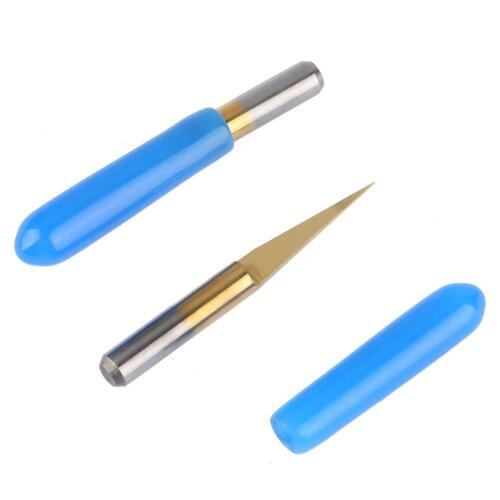 10pcs//set 3.175mm Coated Tungsten Steel Engraving CNC Cutter Bit Carving Tools 5