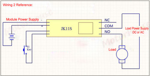 DC 5V 12V 24V Adjustable Cycle Trigger Delay Timing Timer Relay On//Off Switch