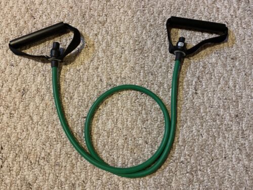 Details about  / Workoutz Resistance Band Exercise Tubing w// Handles GREEN!