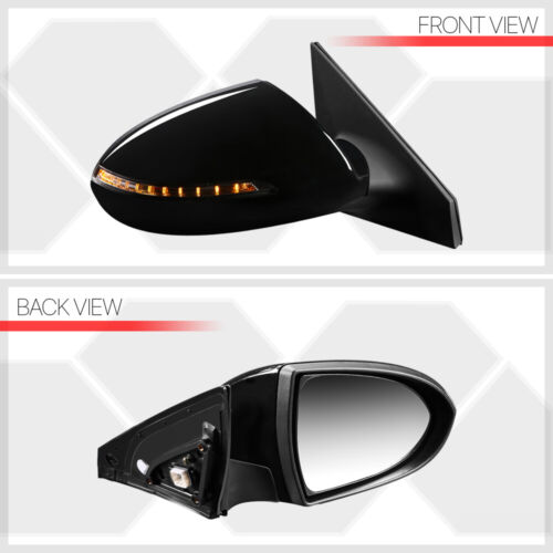 Right Passenger Side Power w/LED Signal Replacement Mirror for 11-16 Sportage 