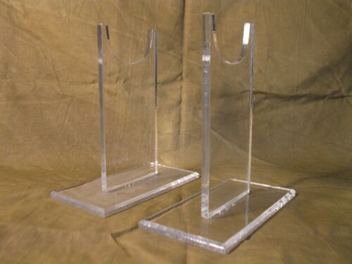 Three sets of rifle stands 5/" inch plus 7/" and 9/" Premium Acrylic Display stands