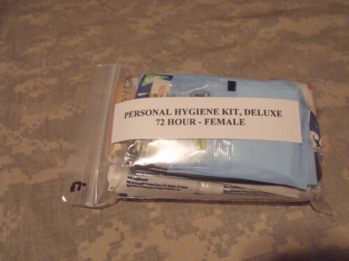 Hour 25 Deluxe Female 72 Items Emergency/Survival Personal Hygiene Kit 