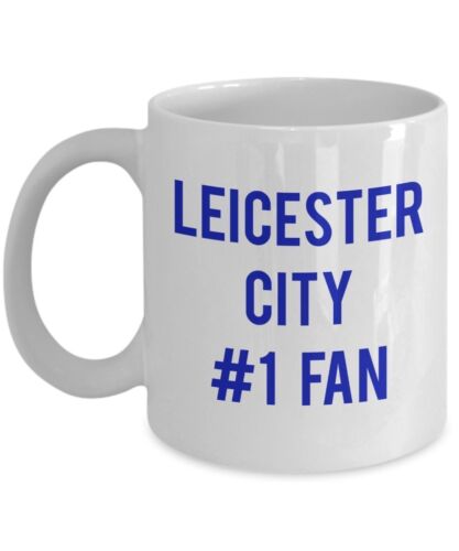 Leicester City #1 Fan Leicester City Mug ... Funny Tea Hot Cocoa Coffee Cup 
