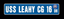 USS LEAHY CG 16 DLG 16 Street Sign U S Navy USN