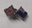 Union Jack /& Nueva Zelanda Bandera Amistad Con Solapa Pin Insignia Idea de Regalo Gratis Reino Unido P/&p