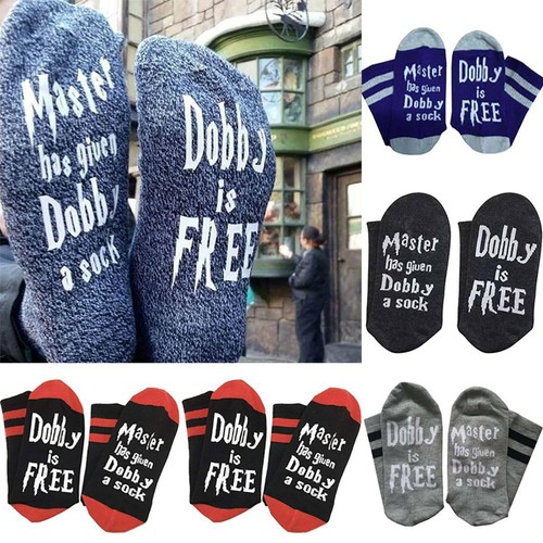 Winter Harry Potter Dobby Socken Warmer Weihnachten Flauschsocken Wadensocken