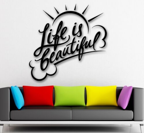 ig1973 Wall Sticker Vinyl Decal Inspiring Quote Positive Room Home Decor 