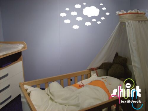 WT 516 Wolken Wolke für  Kinderzimmer Schlafzimmer Wandtattoo Aufkleber