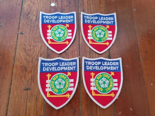 Greater New York Council 4 Boy Scout 2 Troop Leader Development Patches