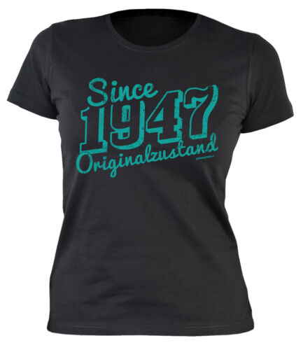 Tshirt 72 ANNIVERSAIRE Femmes Shirt Femmes T-shirt Anniversaire 72 Ans promotion 1947 