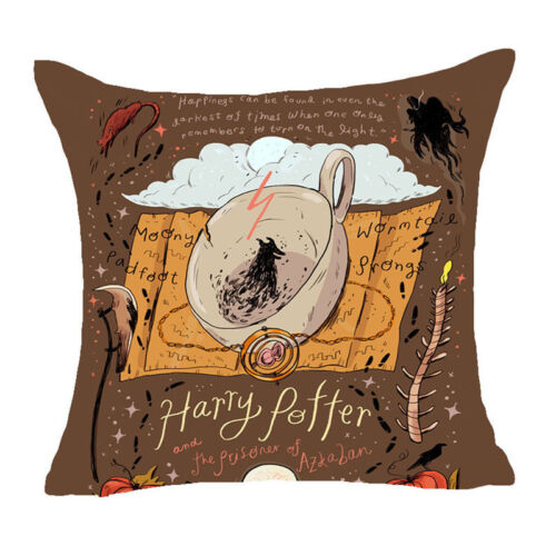 Cartoon Harry Potter Polyester Cushion Cover Sofa Throw Pillow Case Home Decor