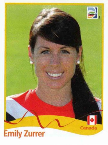 Panini Sticker Frauen Fußball WM 2011 Nr 53 Emily Zurrer CAN Canada NEUWARE 