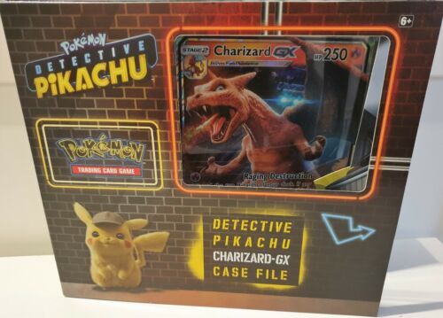 Pokemon Charizard//Glurak GX Special Case File Box Detective Pikachu englisch