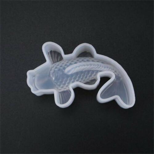 3D Koi Fish Pendant Silicone Molds  Resin Casting Craft Epoxy Mould DIY Decor .d 