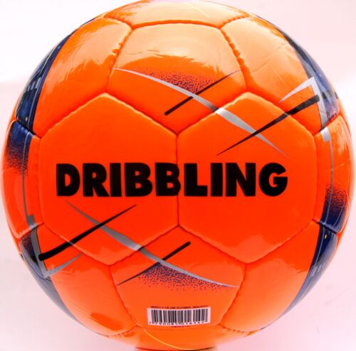 Ballon de foot DRIBLE Galaxy Qualité 4 couches TPU doux-concurrence-Orange