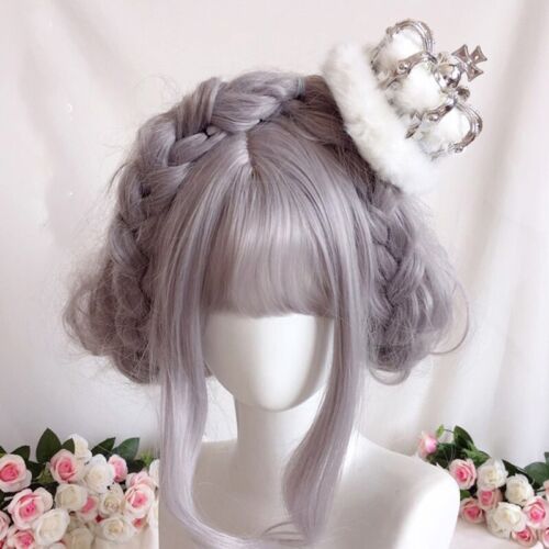 Details about   Womens Gothic Lolita Flower Headband Vintage Halloween Crown hairpin Headdress 