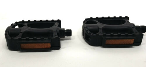 Sunlite Bicycle Pedals w//Cromo Spindle Black 9//16