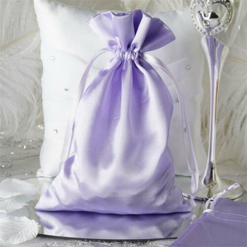 12 pcs 6x9/" Lavender SATIN FAVOR BAGS Wedding Party Reception Gift Favors SALE