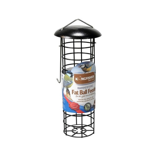 Martín pescador Premium hammertone acabado Grasa Bola alimentador del pájaro