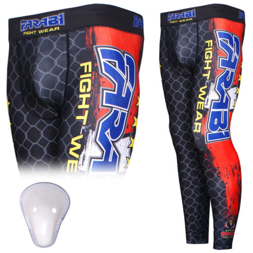 Farabi Compression Trouser MMA Base Layer Fitness Tight Skin Sports Pants 
