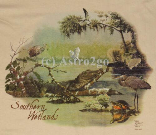 SOUTHERN WETLANDS-Everglades Swamps Animals Science Nature Ecosystem T shirt 