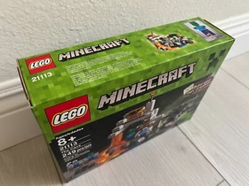 New LEGO Minecraft 21113: The Cave (Ages 8+) 249 Pcs