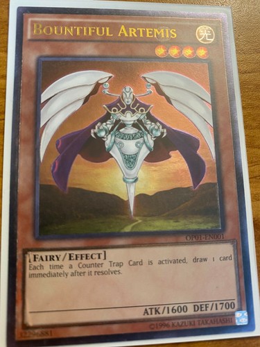 Bountiful Artemis OP01-EN001 YuGiOh NM Ultimate Rare